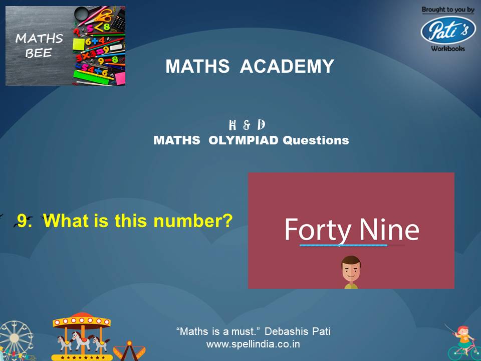 Maths Olympiad exams ... Practice Sample Questions